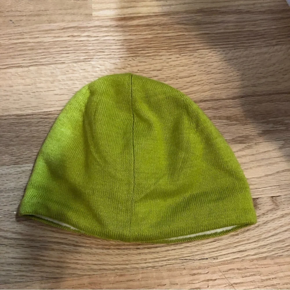 Spyder Lime Green Fleece Hat One Size Kids Winter Beanie